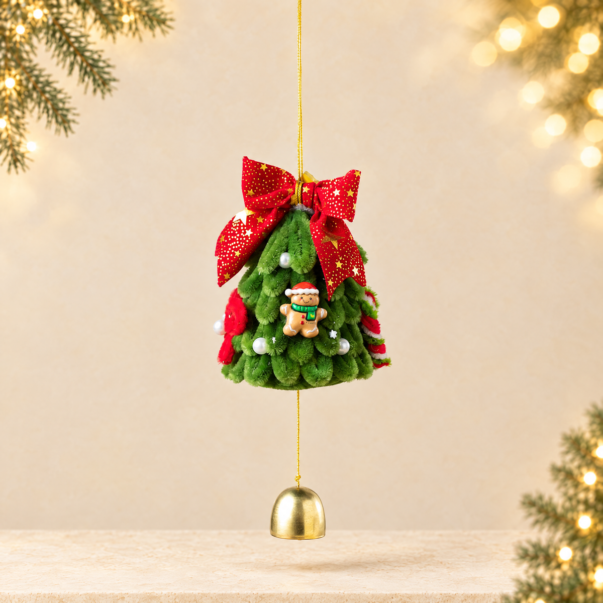 Christmas ornament — ivory Christmas product photograph
