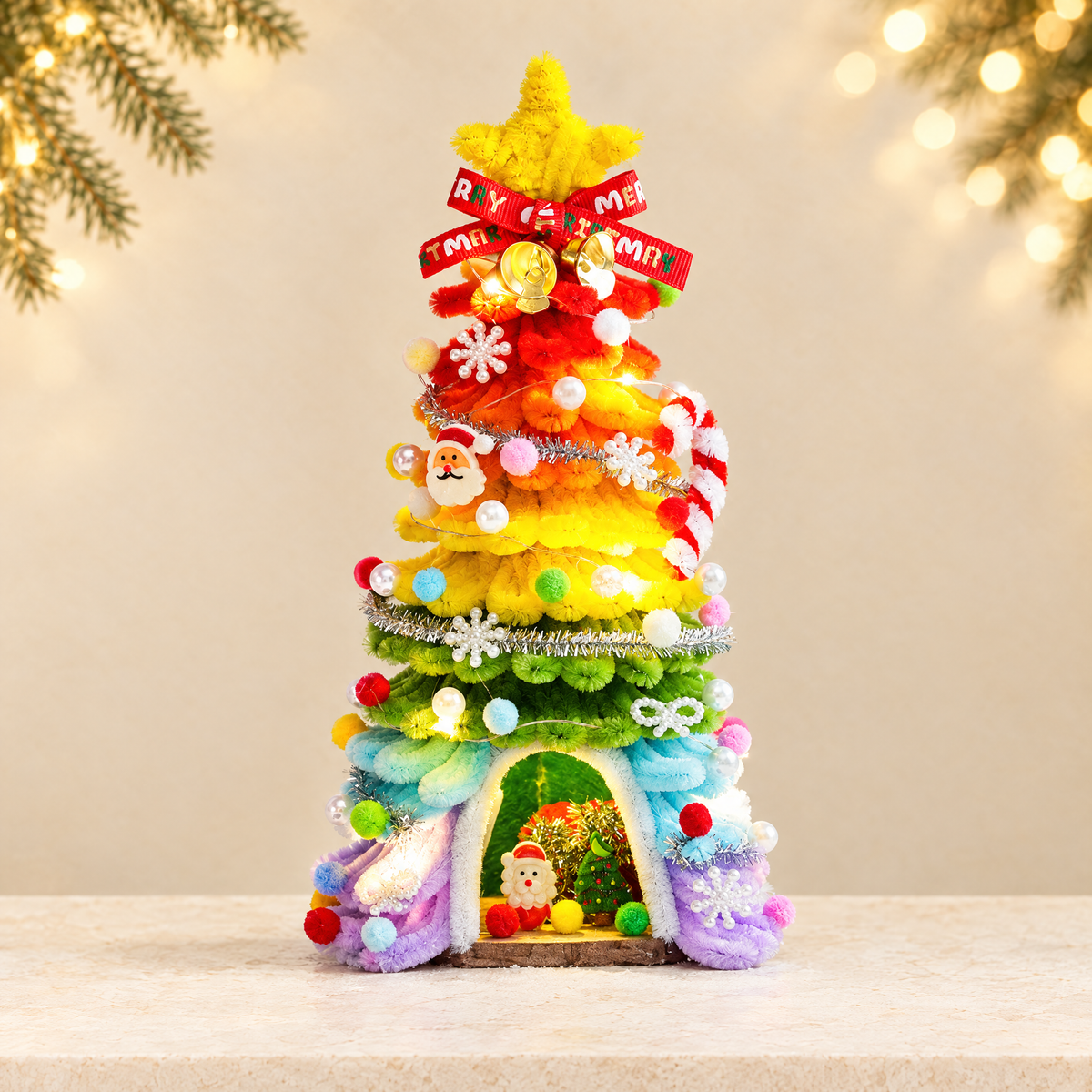 Christmas tree ornament — ivory Christmas product photograph