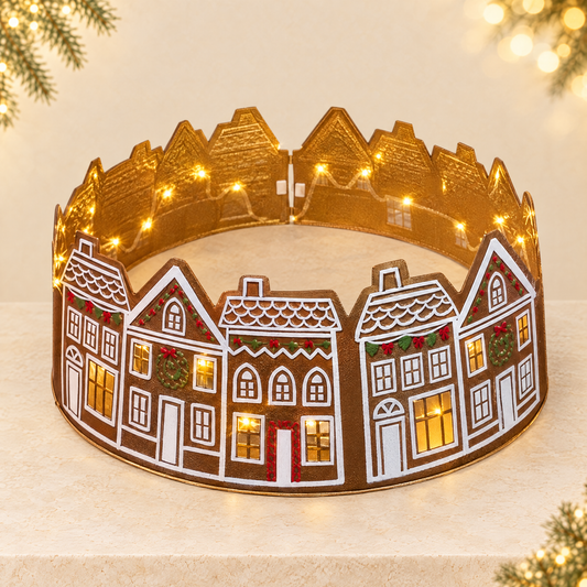 LED Christmas Tree Collar — ivory Christmas product photograph