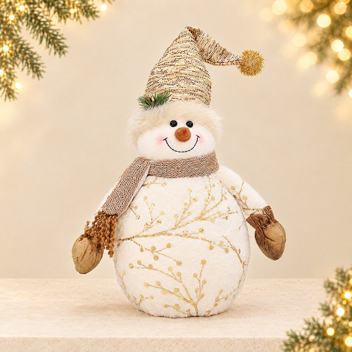 Christmas ornament — ivory Christmas product photograph
