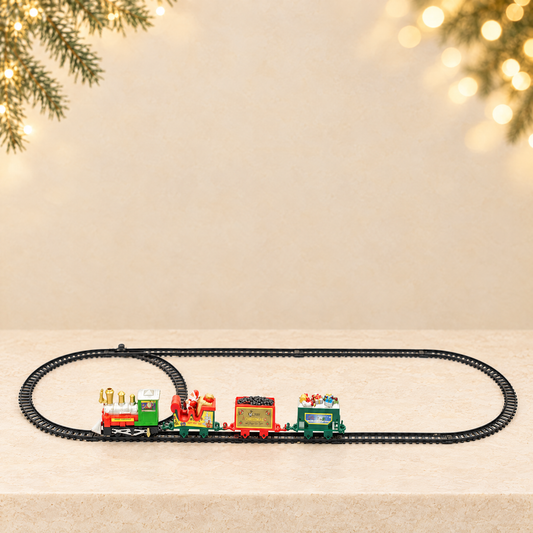 Toy Christmas Train — ivory Christmas product photograph