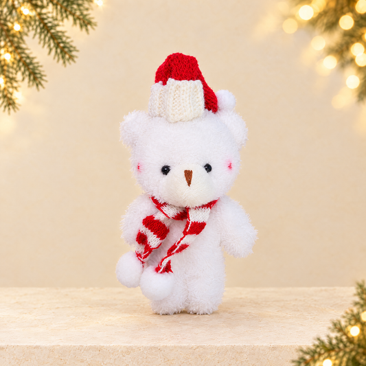 Christmas Plush Toy — ivory Christmas product photograph