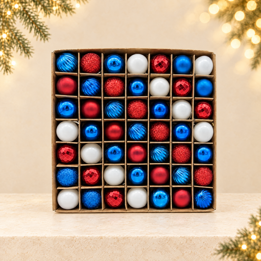 Independence Day Christmas Tree Decoration — ivory Christmas product photograph