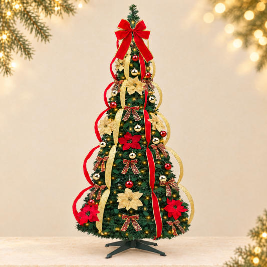Folding Christmas Tree — ivory Christmas product photograph