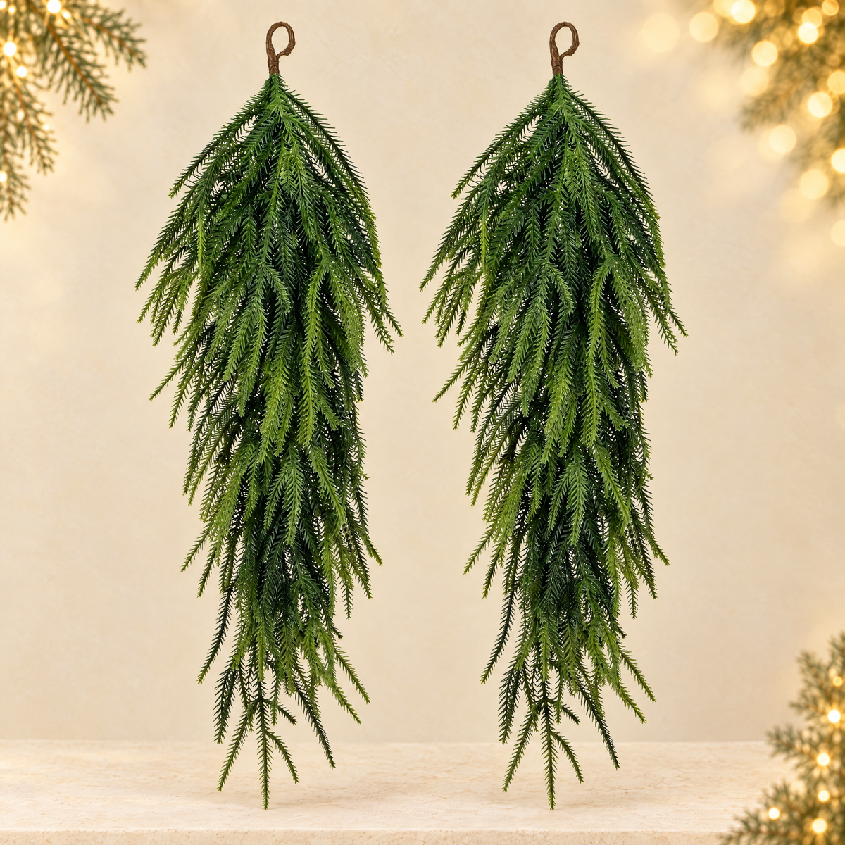 Simulated Water Drop Christmas Tree — ivory Christmas product photograph