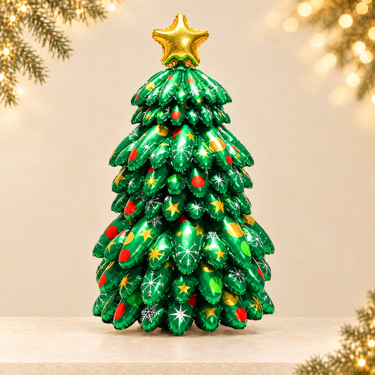 Inflatable Christmas Tree Balloon — ivory Christmas product photograph