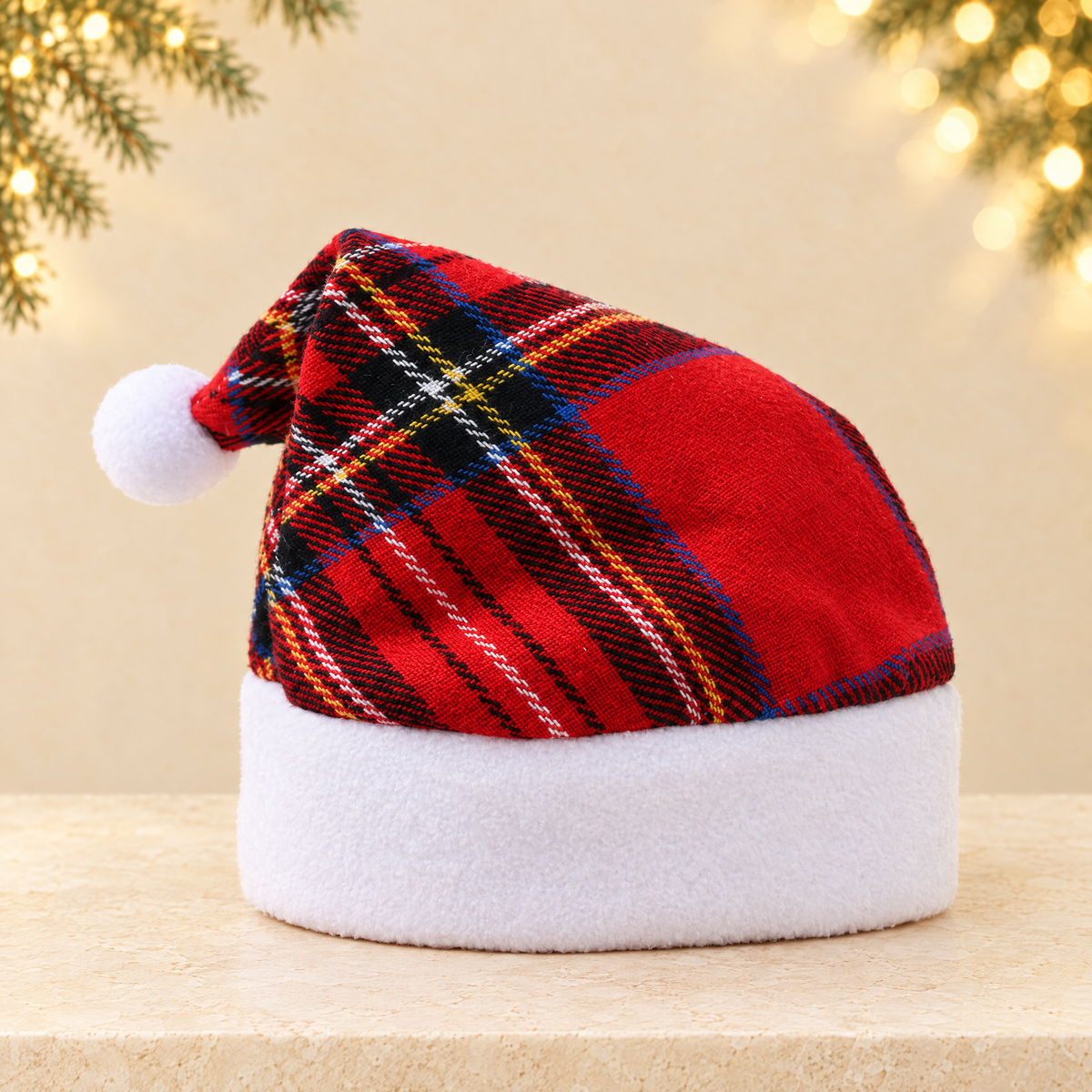 Pet's Christmas Festival Hat — ivory Christmas product photograph