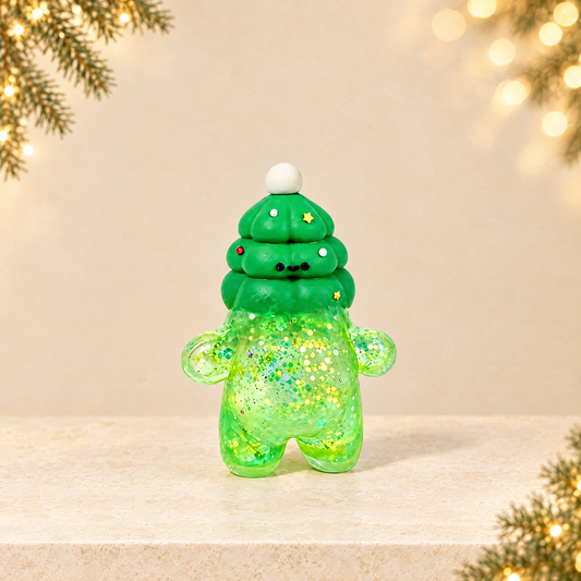 Christmas Slow Rebound Squeeze Toy — ivory Christmas product photograph