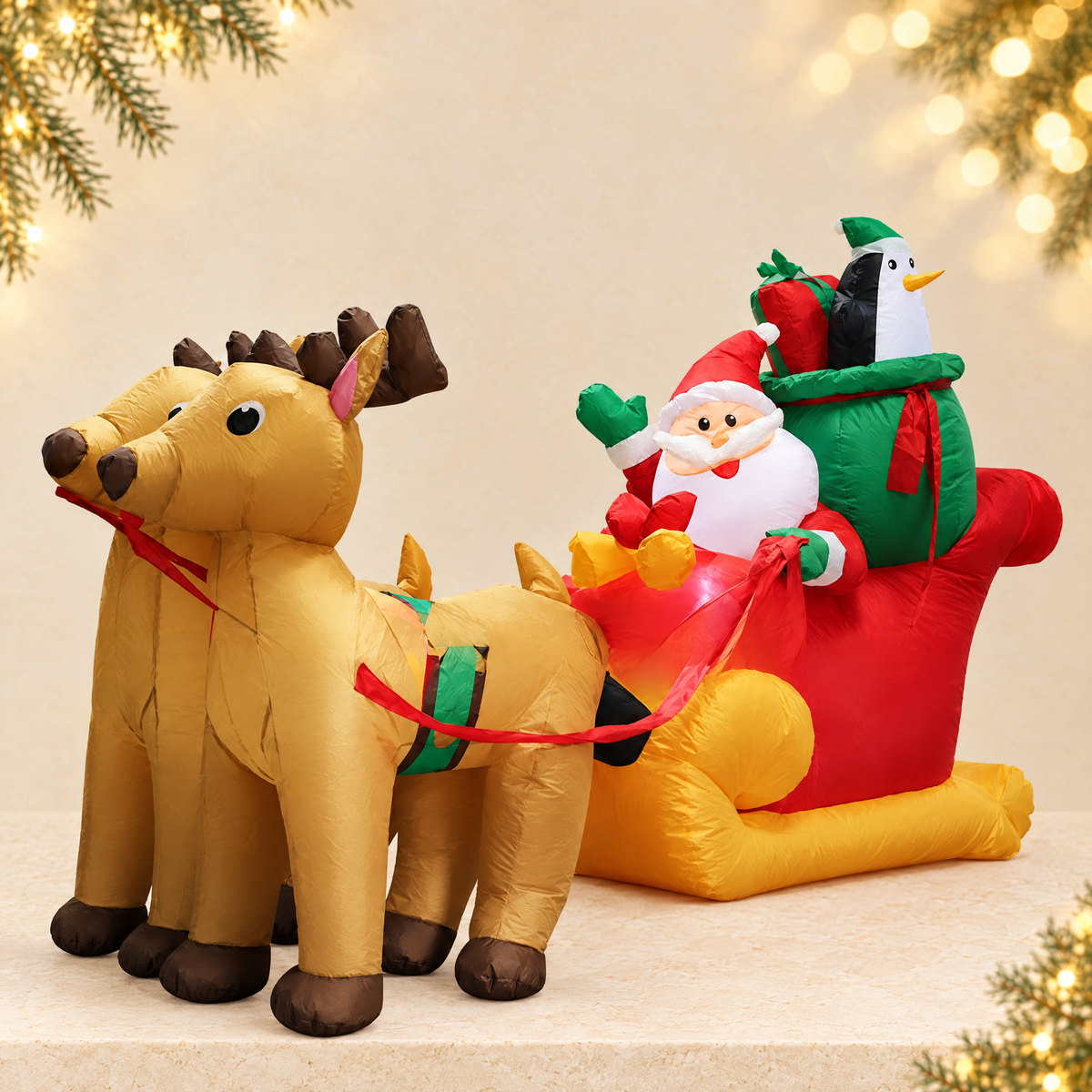 Inflatable Christmas Decoration — ivory Christmas product photograph