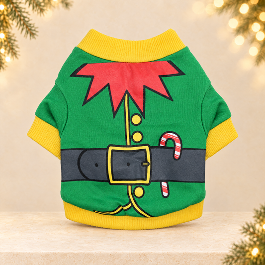 Halloween and Christmas pet costumes — ivory Christmas product photograph