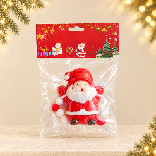 Christmas Themed Slow Rebound TPR Squishy Toy — ivory Christmas product photograph