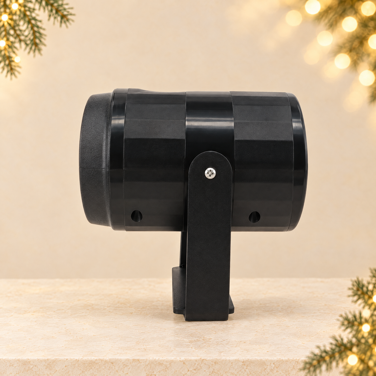Christmas decoration rotating projection lamp — ivory Christmas product photograph