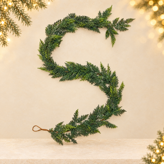 Christmas Door Hanging Decoration — ivory Christmas product photograph