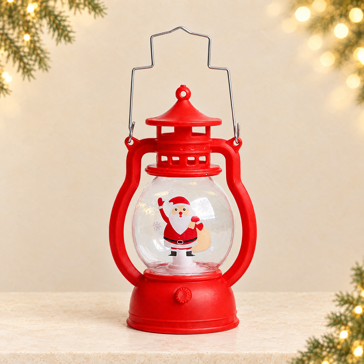 Christmas Portable Night Light for Kids Holiday Decoration — ivory Christmas product photograph