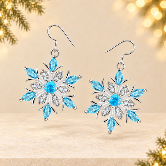 Christmas series earrings suit — ivory Christmas product photograph