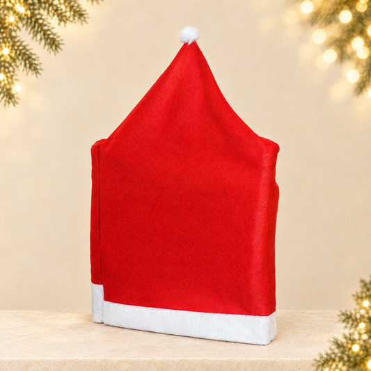Christmas chair cover — ivory Christmas product photograph