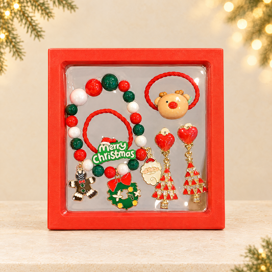 Christmas Bracelets Children's Jewelry — ivory Christmas product photograph