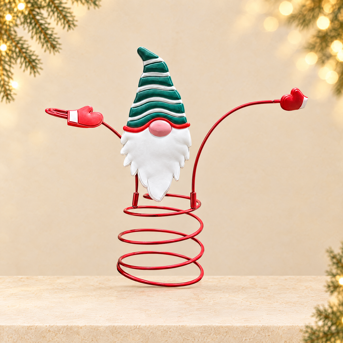 Santa Claus wine rack — ivory Christmas product photograph