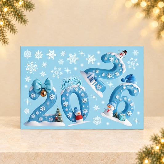 Christmas window decorations — ivory Christmas product photograph