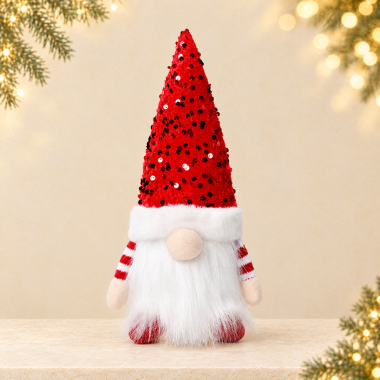 Christmas ornament doll — ivory Christmas product photograph