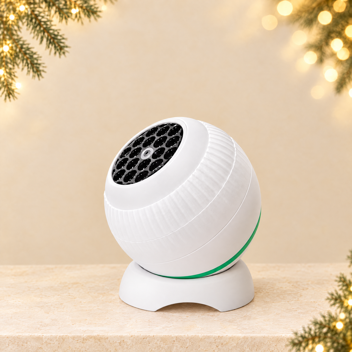 New LED Christmas projection USB Christmas projection stage lights — ivory Christmas product photograph