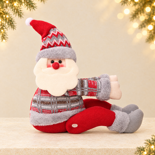 Christmas Curtain Decoration Buckle Cartoon Doll Clip — ivory Christmas product photograph