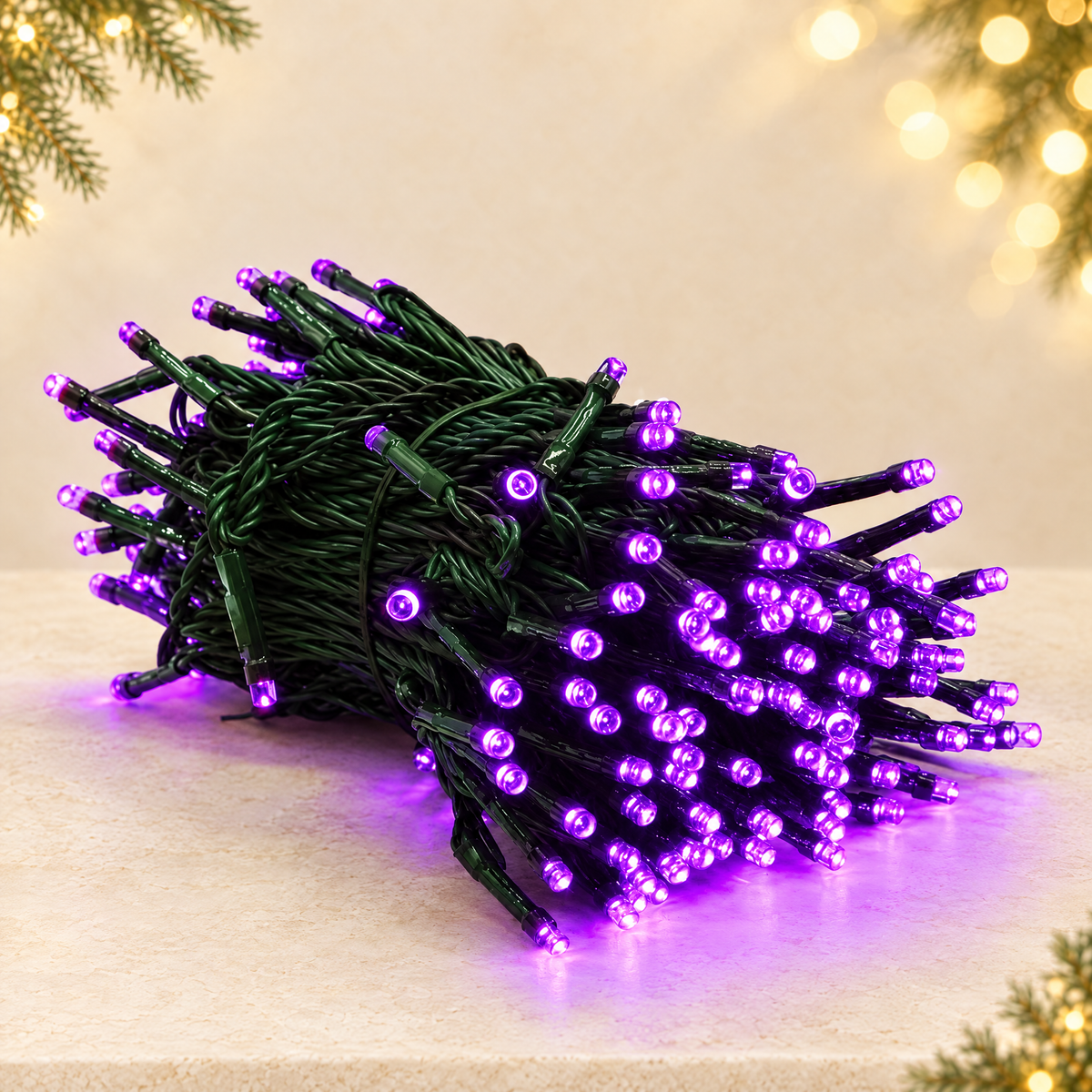 Outdoor Waterproof Ip65 Christmas Lights — ivory Christmas product photograph