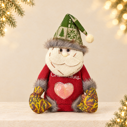 Christmas Decorative Gift Bag for Candy Apple Holiday Party — ivory Christmas product photograph