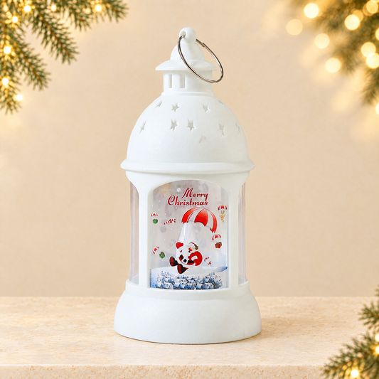 Christmas decorative LED night light — ivory Christmas product photograph