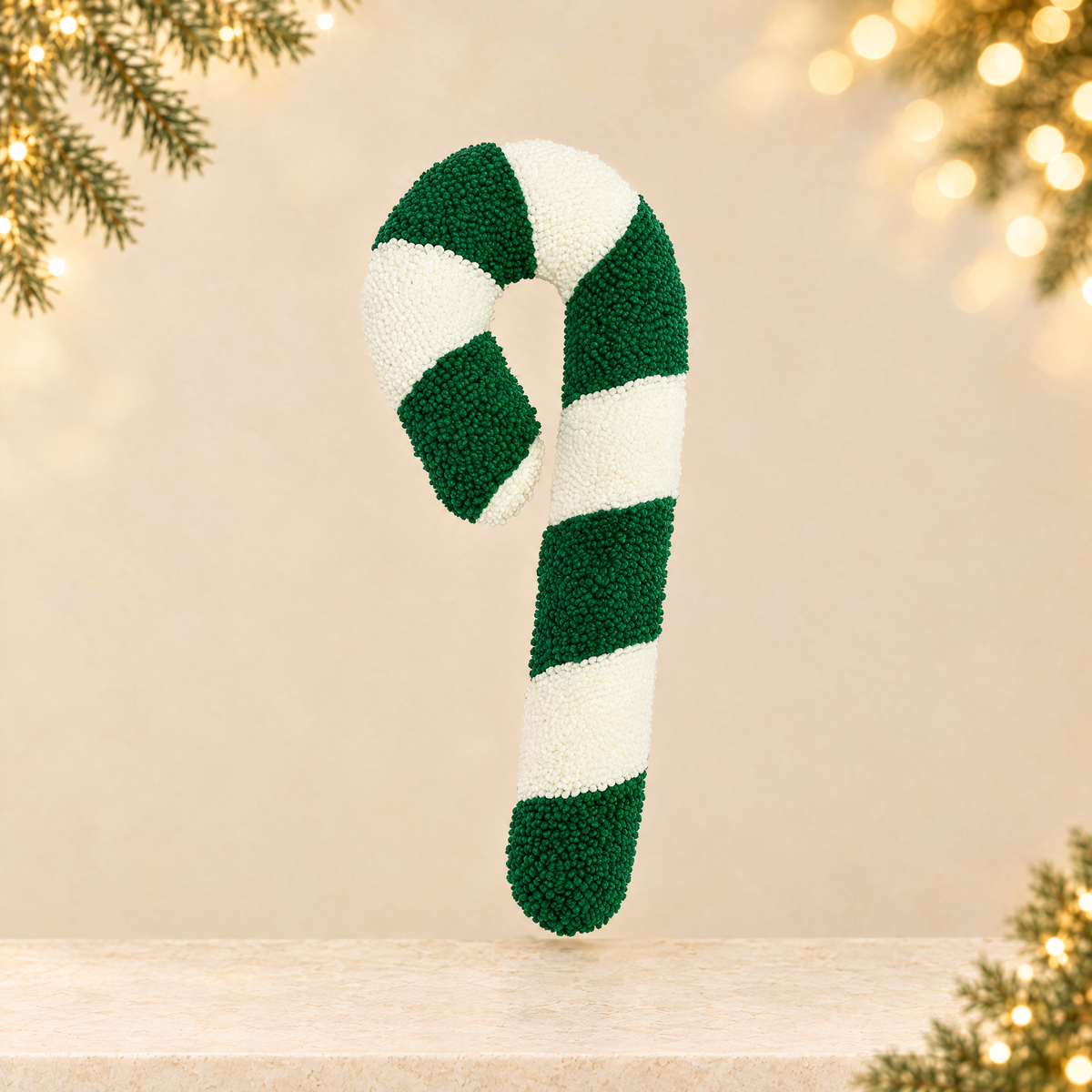 Christmas pillow cover — ivory Christmas product photograph