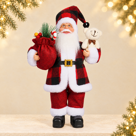 Santa Claus doll — ivory Christmas product photograph