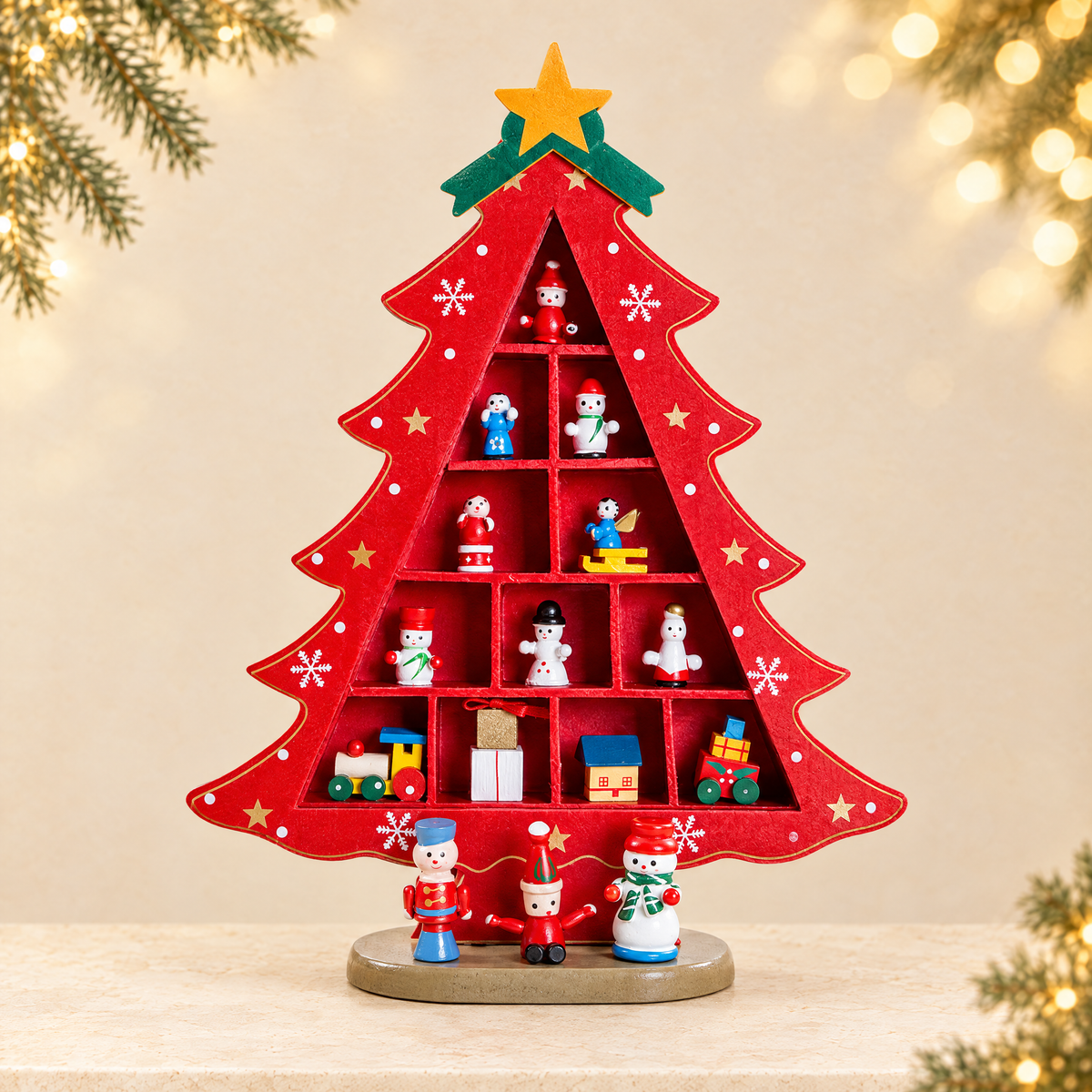 Mini DIY Christmas Tree Decoration — ivory Christmas product photograph