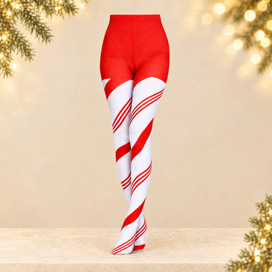Christmas pantyhose — ivory Christmas product photograph