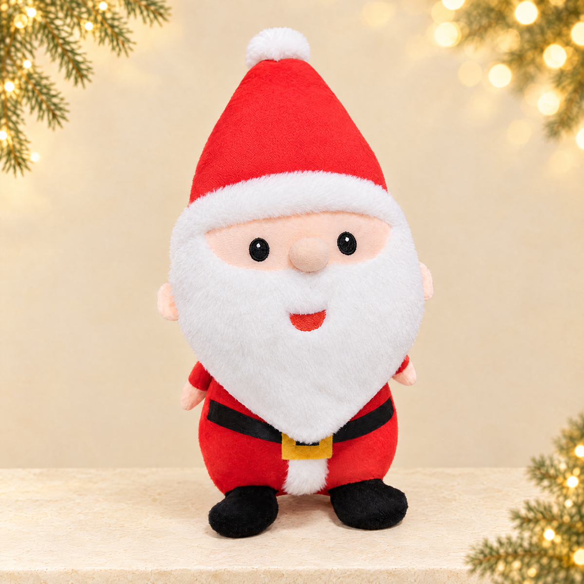 Santa Claus figurine — ivory Christmas product photograph