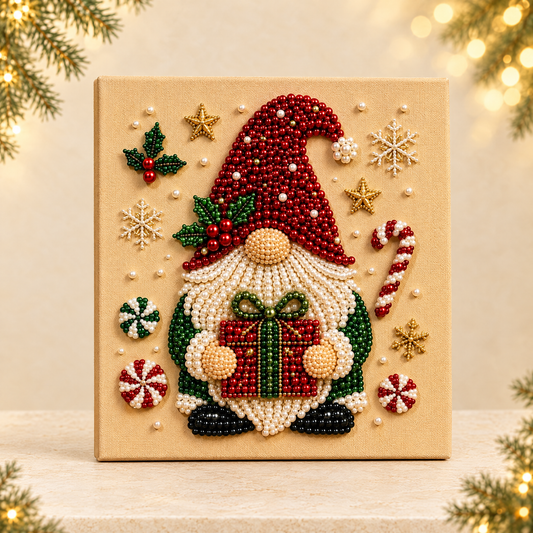 Christmas Diamond Painting Decor Kit — ivory Christmas product photograph