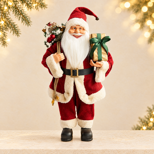 Christmas doll — ivory Christmas product photograph