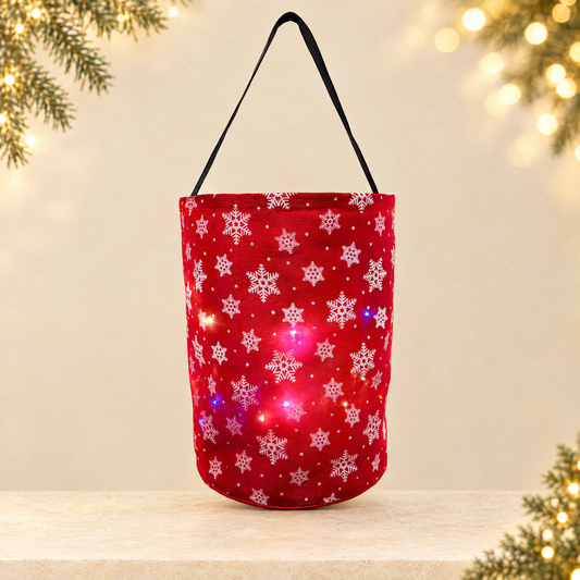 Christmas Decorative Handbag — ivory Christmas product photograph