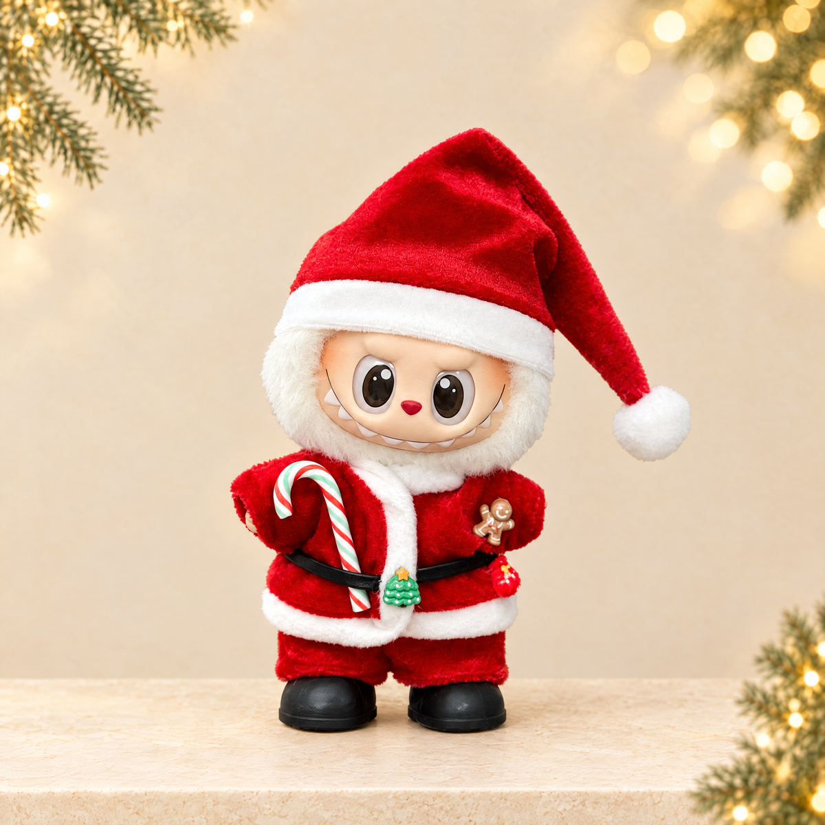 Doll Christmas Outfit Set — ivory Christmas product photograph