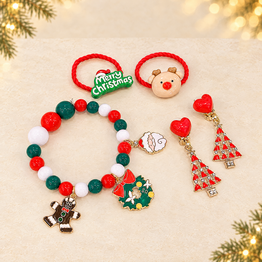 Christmas Children Bracelets — ivory Christmas product photograph