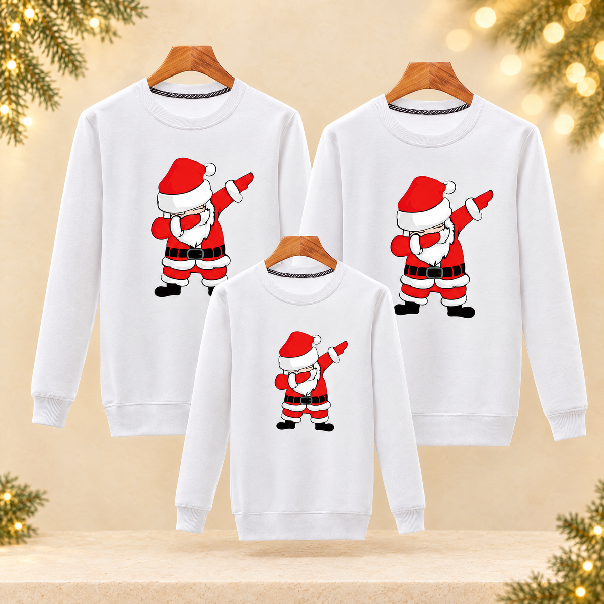 Children's and Parents' Clothing Santa Claus — ivory Christmas product photograph