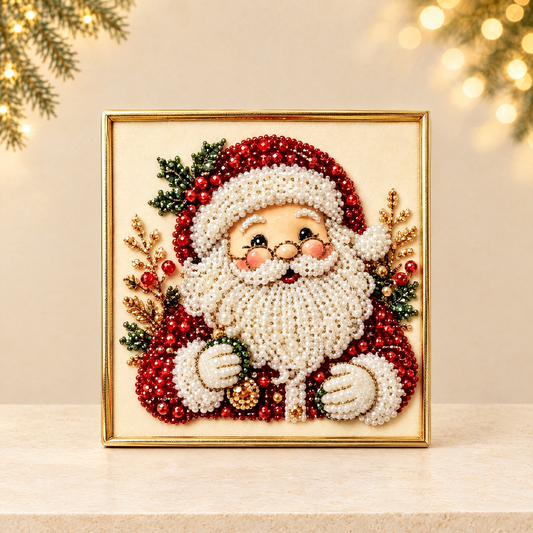 Christmas Diamond Painting DIY Decoration Art — ivory Christmas product photograph