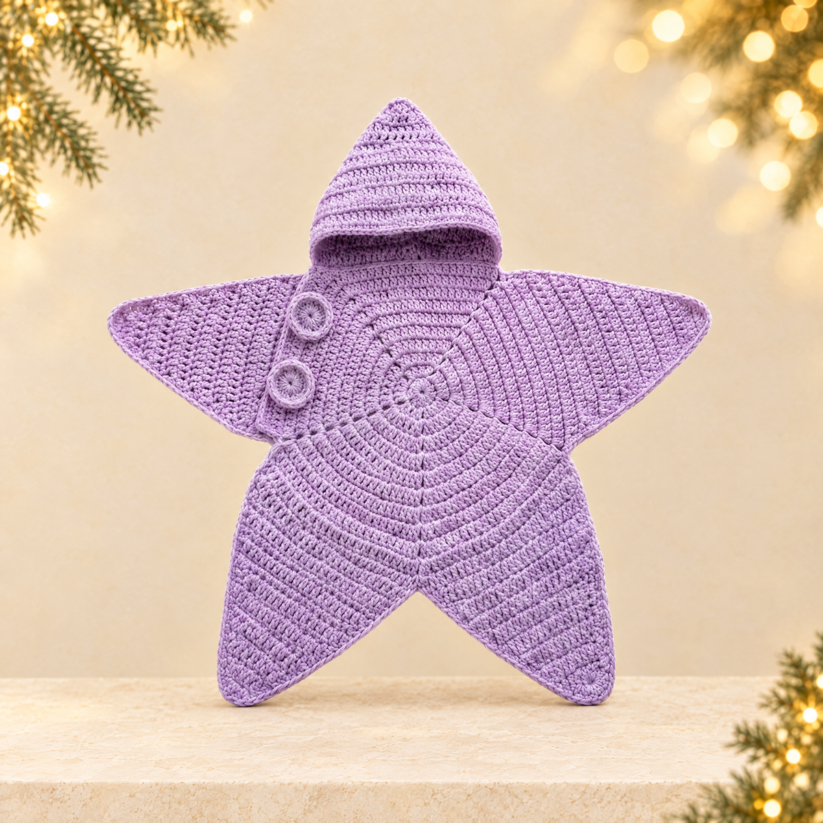 Baby's First Christmas Keepsake Star Outfit — ivory Christmas product photograph