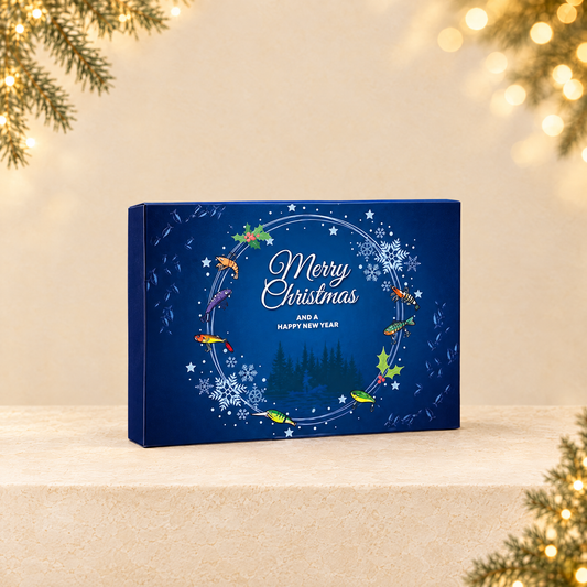 Fishing Lures Advent Calendar — ivory Christmas product photograph