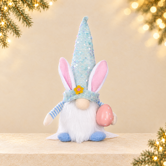 Christmas Hat Cute Doll Toy — ivory Christmas product photograph