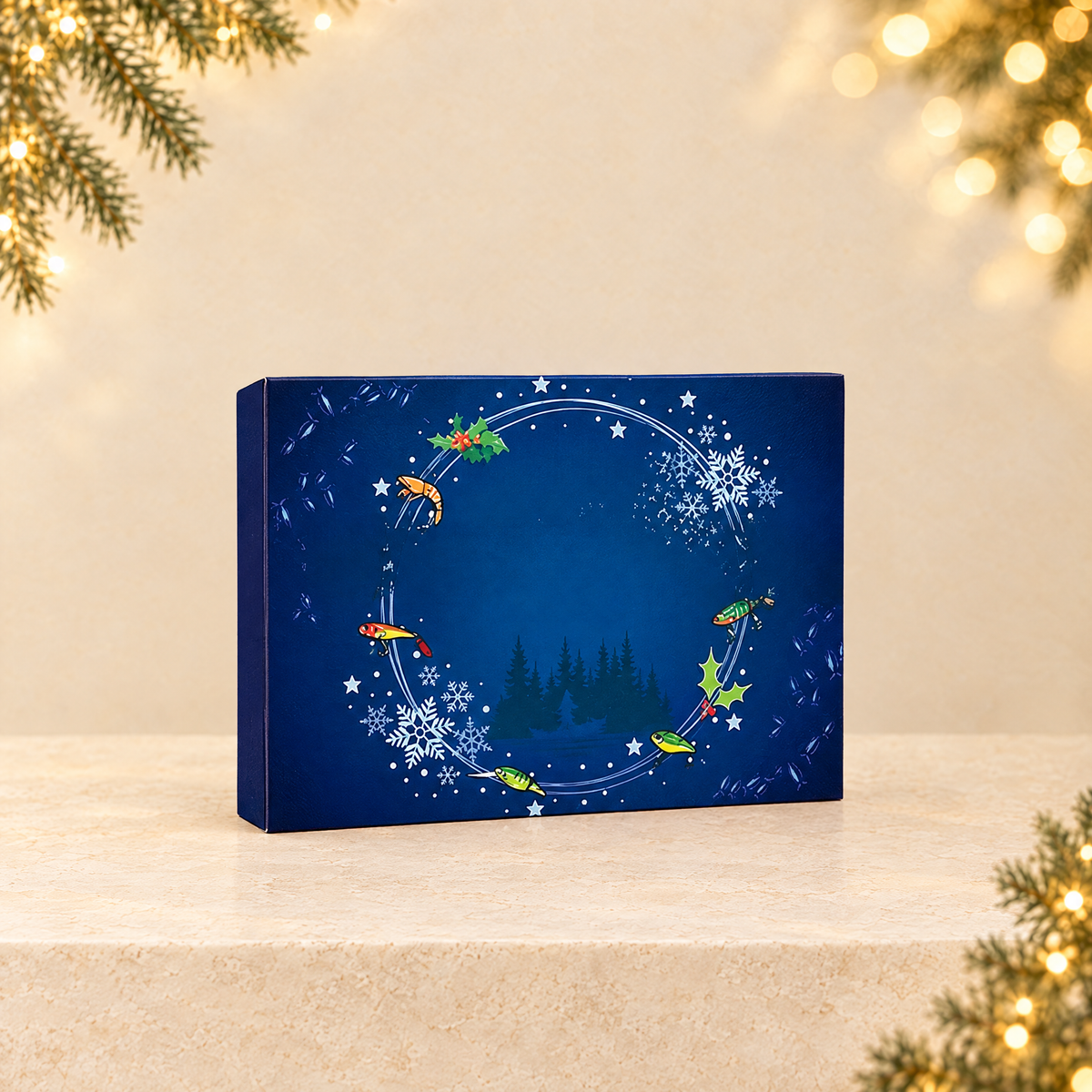 Fishing Advent Calendar Blind Box — ivory Christmas product photograph