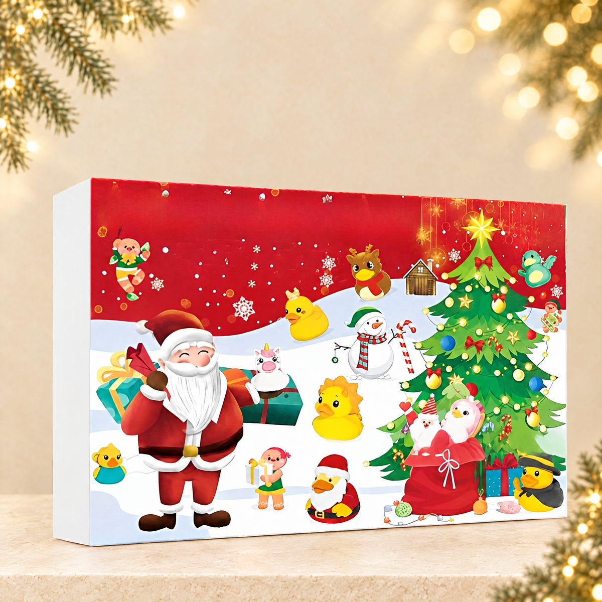 Christmas celebration calendar — ivory Christmas product photograph