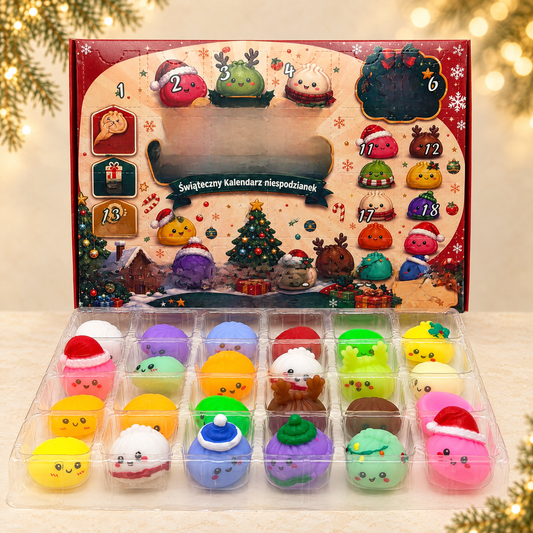 Christmas Advent Calendar Blind Box — ivory Christmas product photograph