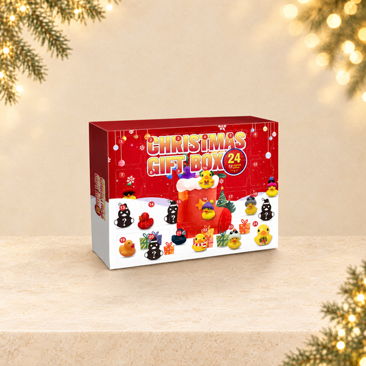 Christmas Rubber Duck Arrival Day Calendar — ivory Christmas product photograph